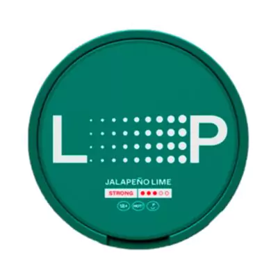 LOOP Jalapeño Lime nicotine pouch can – spicy lime-flavored option in Thailand